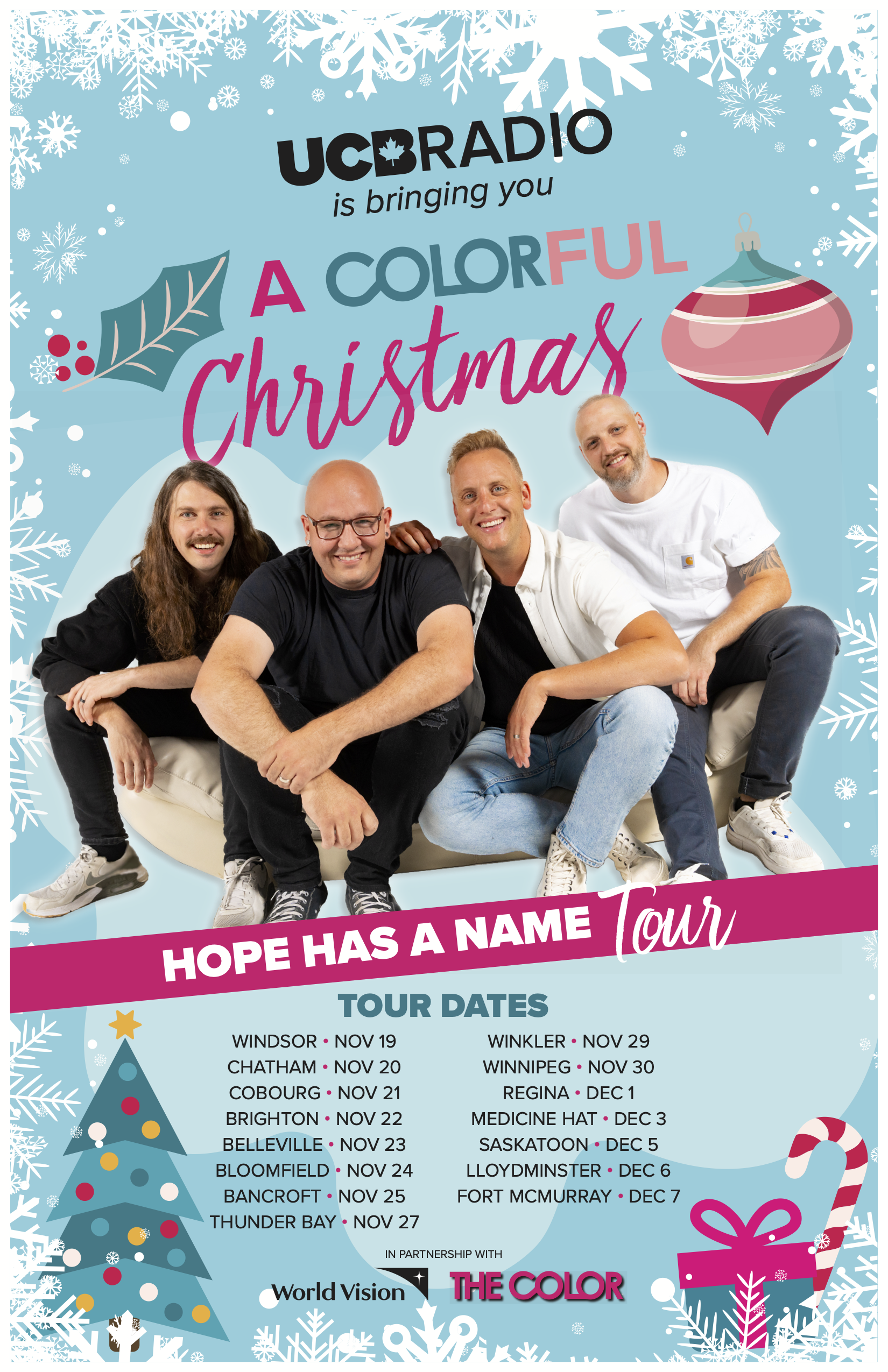 Colorful Cmas Poster