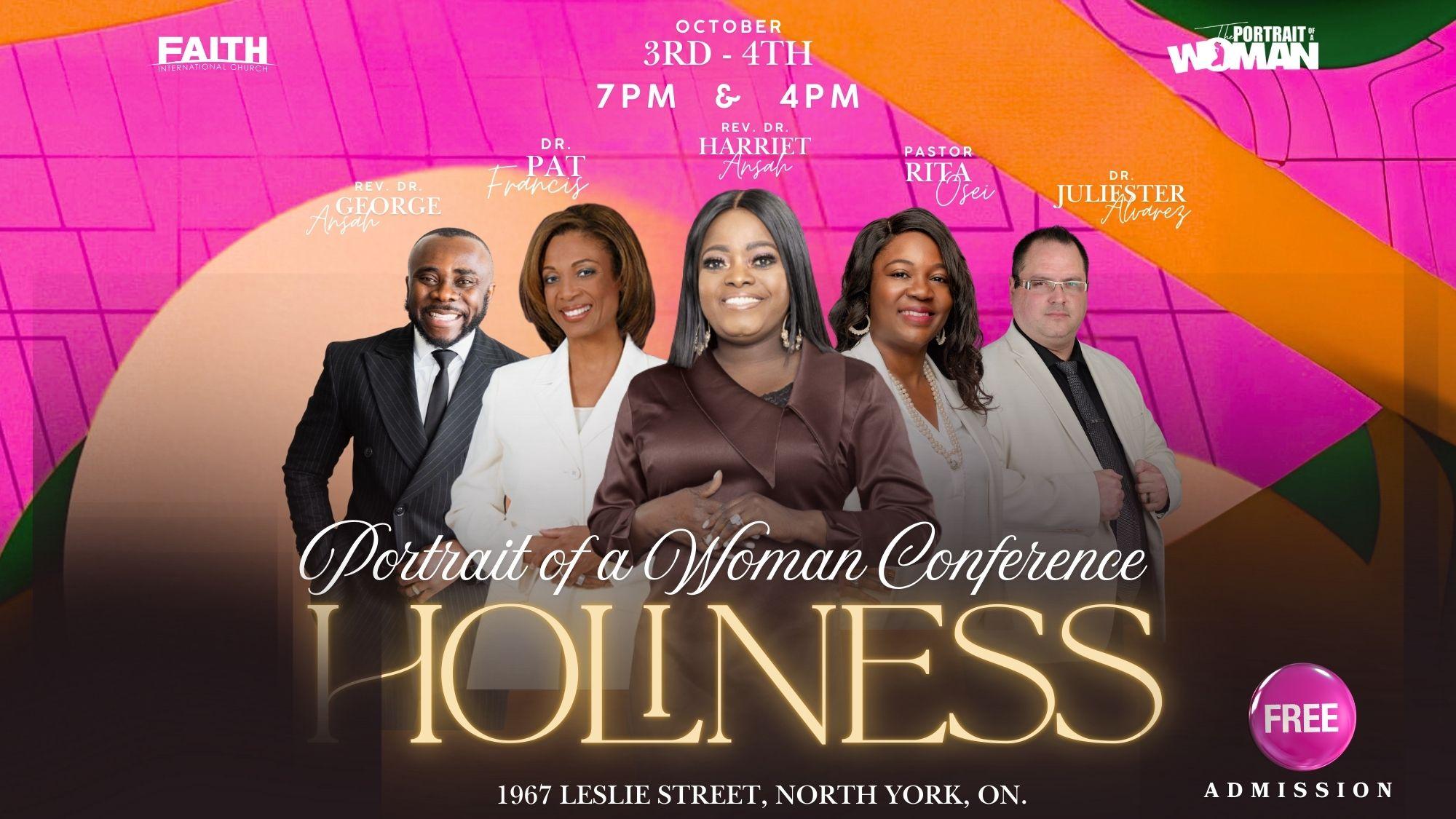 Portrait Woman Conference banner